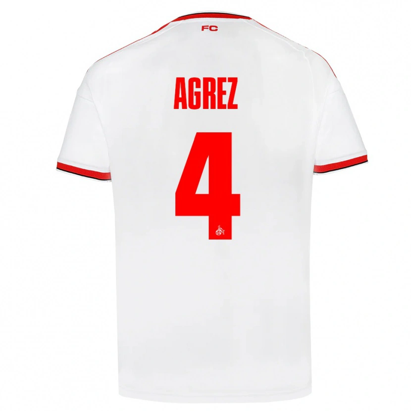 Danxen Heren Sara Agrež #4 Wit Rood Zwart Thuisshirt Thuistenue 2026/27 T-Shirt België