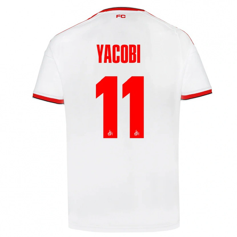Danxen Heren Nilas Yacobi #11 Wit Rood Zwart Thuisshirt Thuistenue 2026/27 T-Shirt België