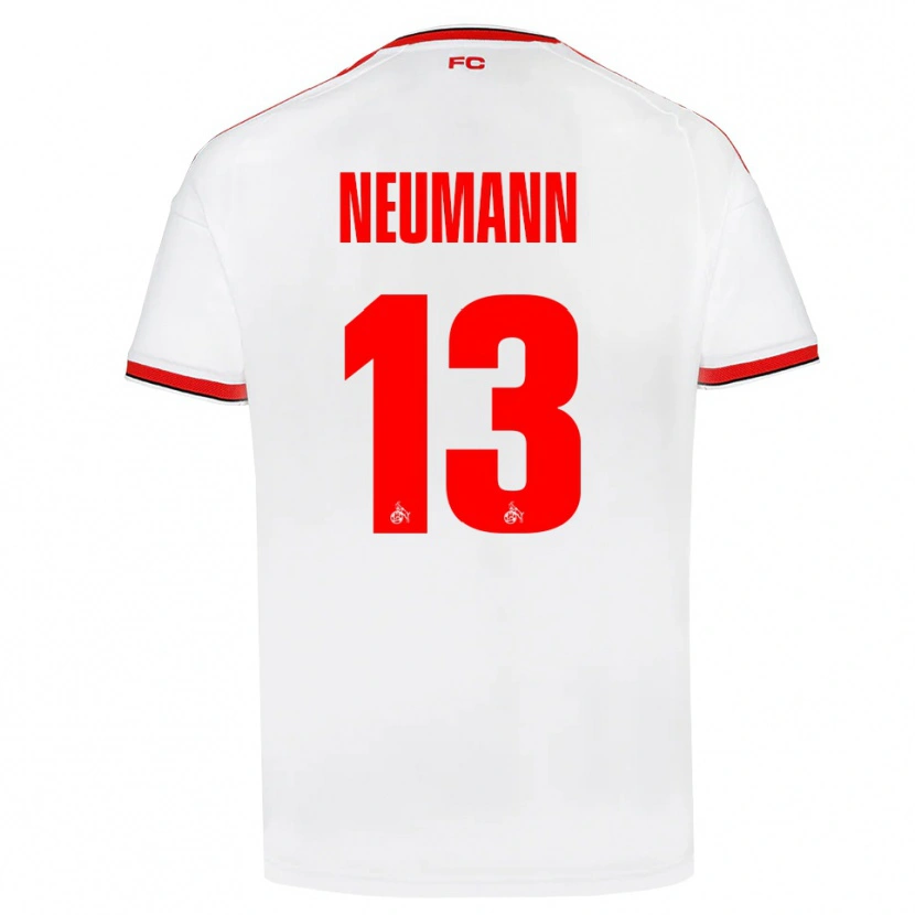 Danxen Heren Cenny Neumann #13 Wit Rood Zwart Thuisshirt Thuistenue 2026/27 T-Shirt België