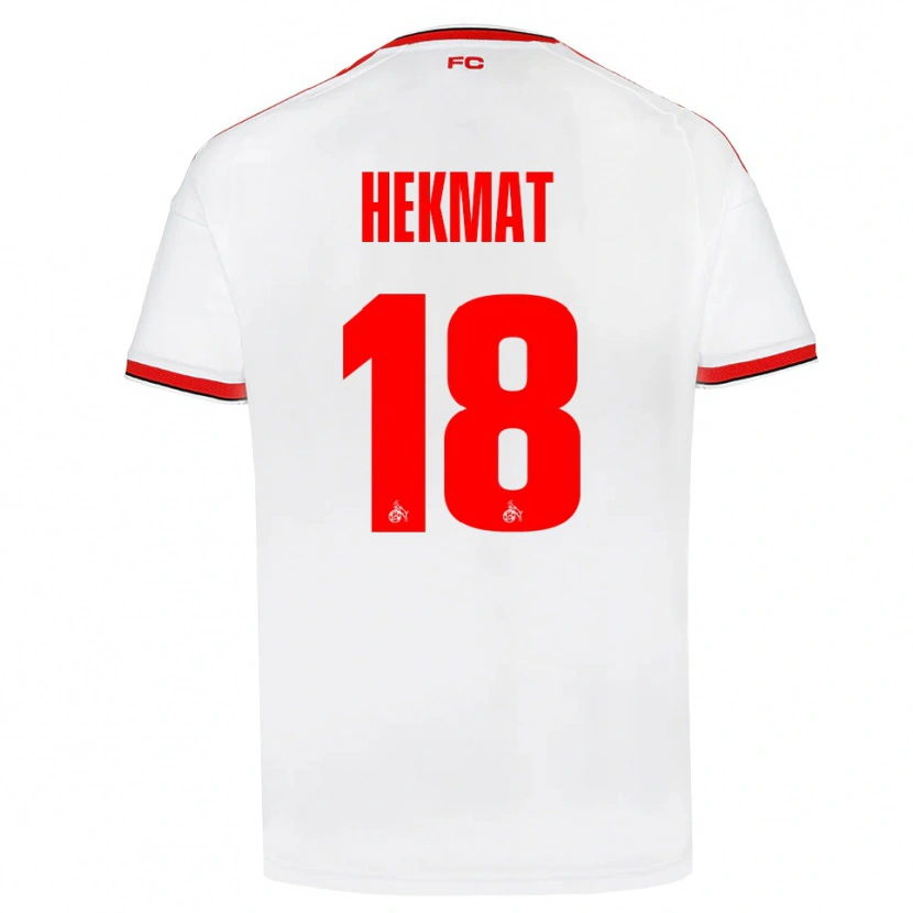 Danxen Heren Kian Hekmat #18 Wit Rood Zwart Thuisshirt Thuistenue 2026/27 T-Shirt België