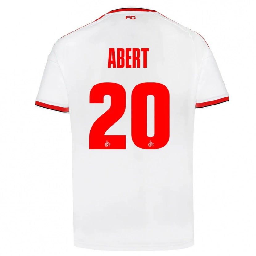 Danxen Heren Niklas Abert #20 Wit Rood Zwart Thuisshirt Thuistenue 2026/27 T-Shirt België