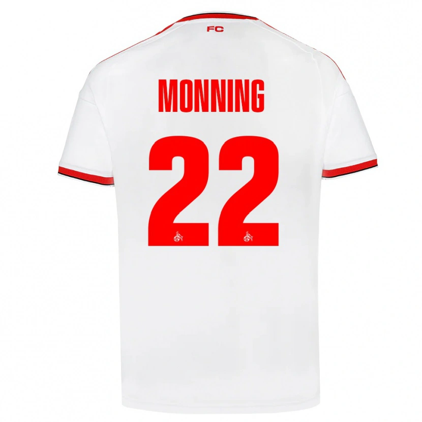 Danxen Heren Marlon Monning #22 Wit Rood Zwart Thuisshirt Thuistenue 2026/27 T-Shirt België