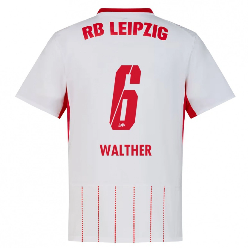 Danxen Heren Mika Walther #6 Rood Wit Geel Thuisshirt Thuistenue 2026/27 T-Shirt België
