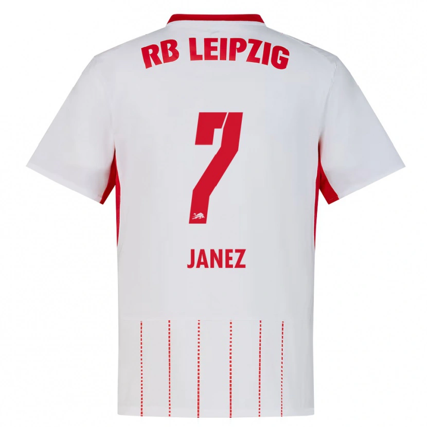 Danxen Heren Korina Lara Janež #7 Rood Wit Geel Thuisshirt Thuistenue 2026/27 T-Shirt België