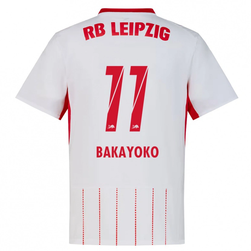 Danxen Heren Johan Bakayoko #11 Rood Wit Geel Thuisshirt Thuistenue 2026/27 T-Shirt België