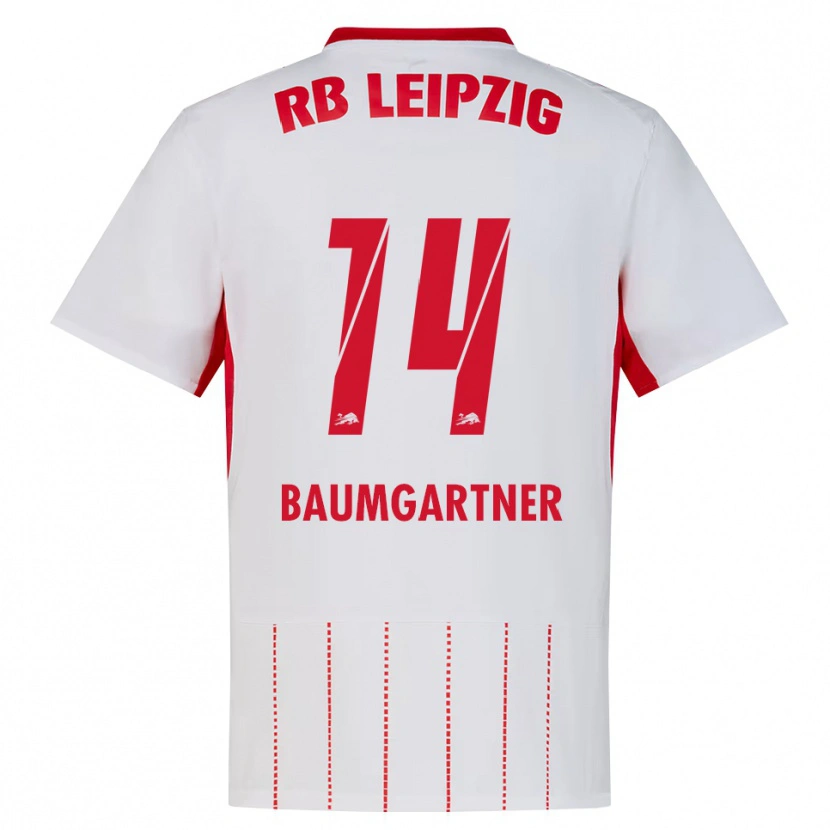 Danxen Heren Christoph Baumgartner #14 Rood Wit Geel Thuisshirt Thuistenue 2026/27 T-Shirt België