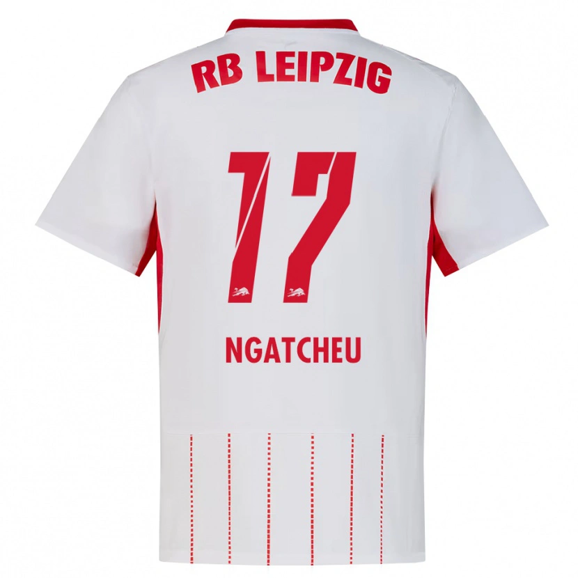 Danxen Heren Yohan Ngatcheu #17 Rood Wit Geel Thuisshirt Thuistenue 2026/27 T-Shirt België
