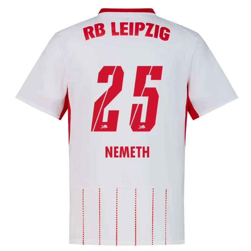 Danxen Heren Diána Németh #25 Rood Wit Geel Thuisshirt Thuistenue 2026/27 T-Shirt België