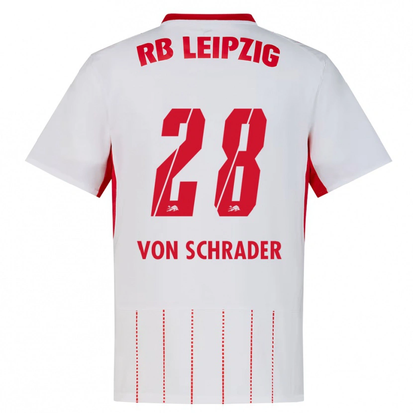 Danxen Heren Lina Von Schrader #28 Rood Wit Geel Thuisshirt Thuistenue 2026/27 T-Shirt België