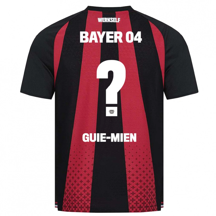 Danxen Heren Samuel Guie-Mien #0 Zwart Wit Rood Thuisshirt Thuistenue 2026/27 T-Shirt België