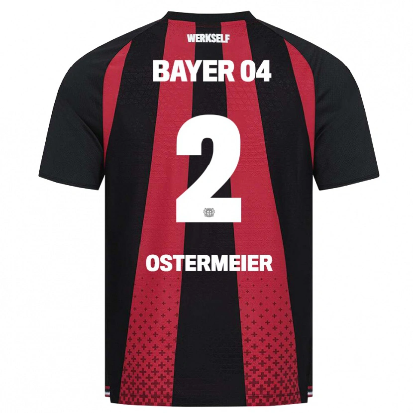 Danxen Heren Selina Ostermeier #2 Zwart Wit Rood Thuisshirt Thuistenue 2026/27 T-Shirt België