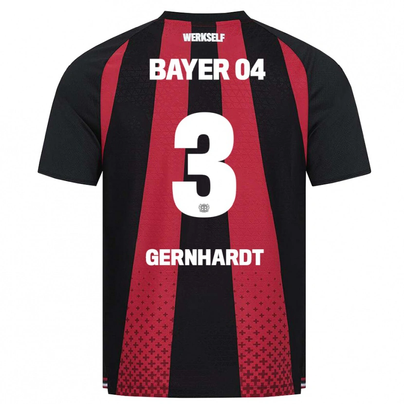 Danxen Heren Nils Gernhardt #3 Zwart Wit Rood Thuisshirt Thuistenue 2026/27 T-Shirt België