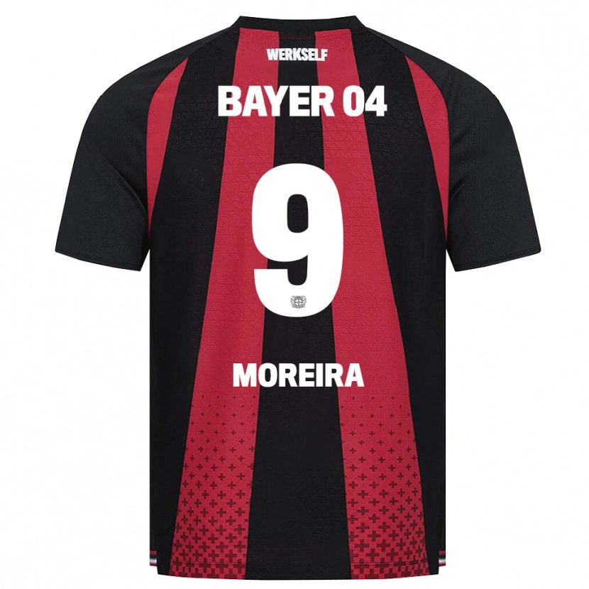 Danxen Heren Afonso Moreira #9 Zwart Wit Rood Thuisshirt Thuistenue 2026/27 T-Shirt België