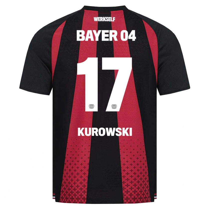 Danxen Heren Julien Kurowski #17 Zwart Wit Rood Thuisshirt Thuistenue 2026/27 T-Shirt België