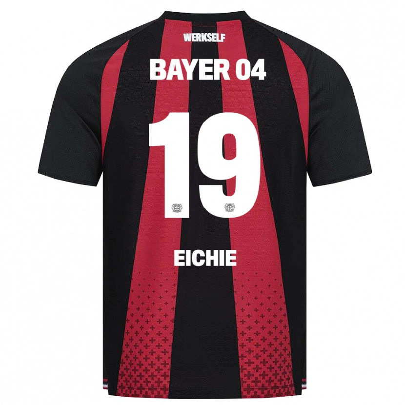 Danxen Heren Isaiah Eichie #19 Zwart Wit Rood Thuisshirt Thuistenue 2026/27 T-Shirt België