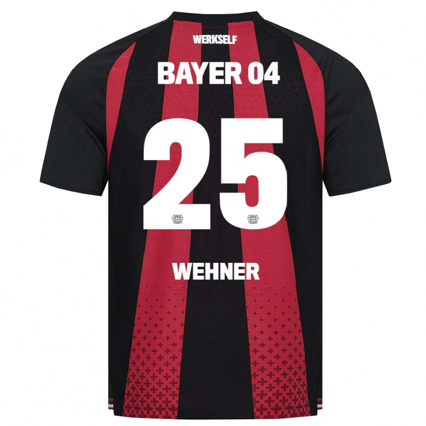 Danxen Heren Luca Wehner #25 Zwart Wit Rood Thuisshirt Thuistenue 2026/27 T-Shirt België