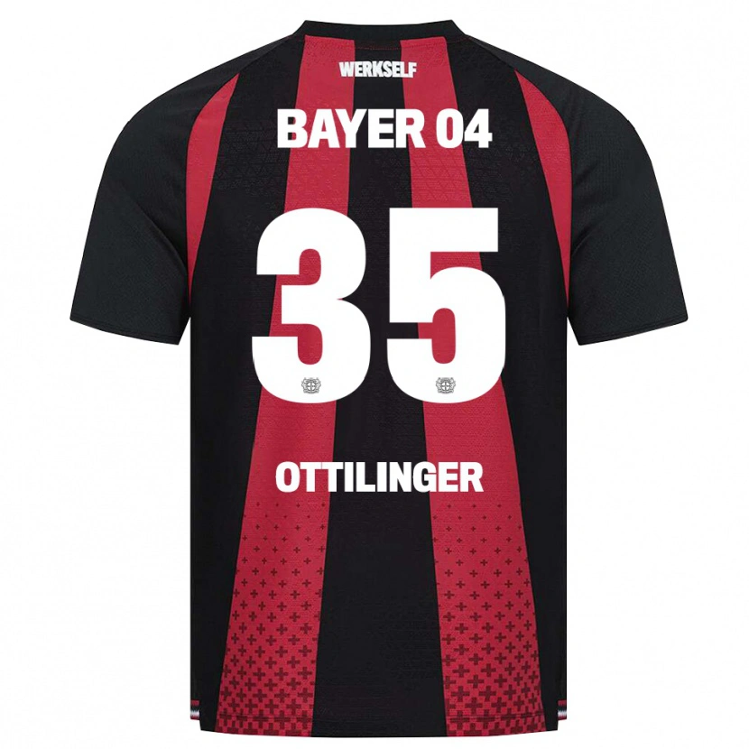 Danxen Heren Marc Ottilinger #35 Zwart Wit Rood Thuisshirt Thuistenue 2026/27 T-Shirt België