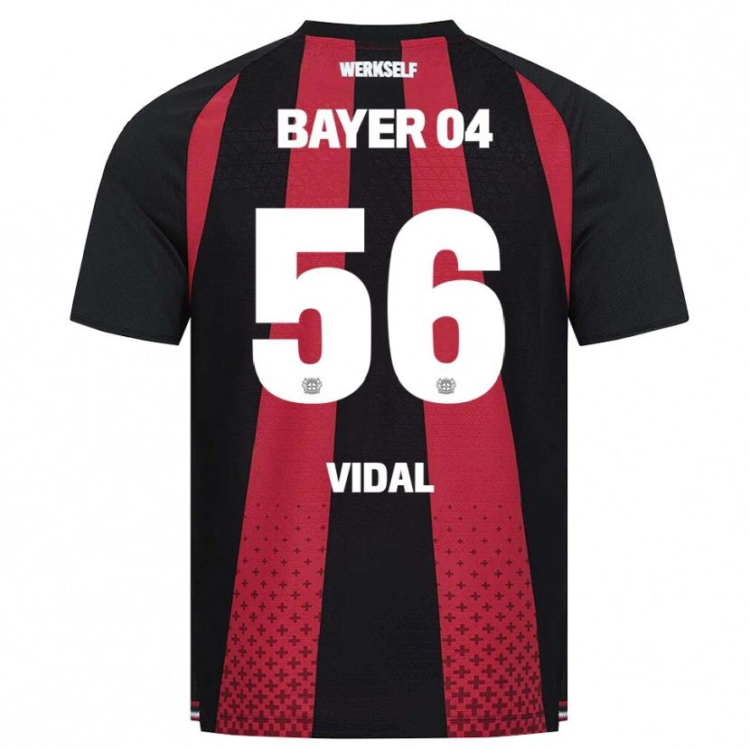 Danxen Heren Juliette Vidal #56 Zwart Wit Rood Thuisshirt Thuistenue 2026/27 T-Shirt België