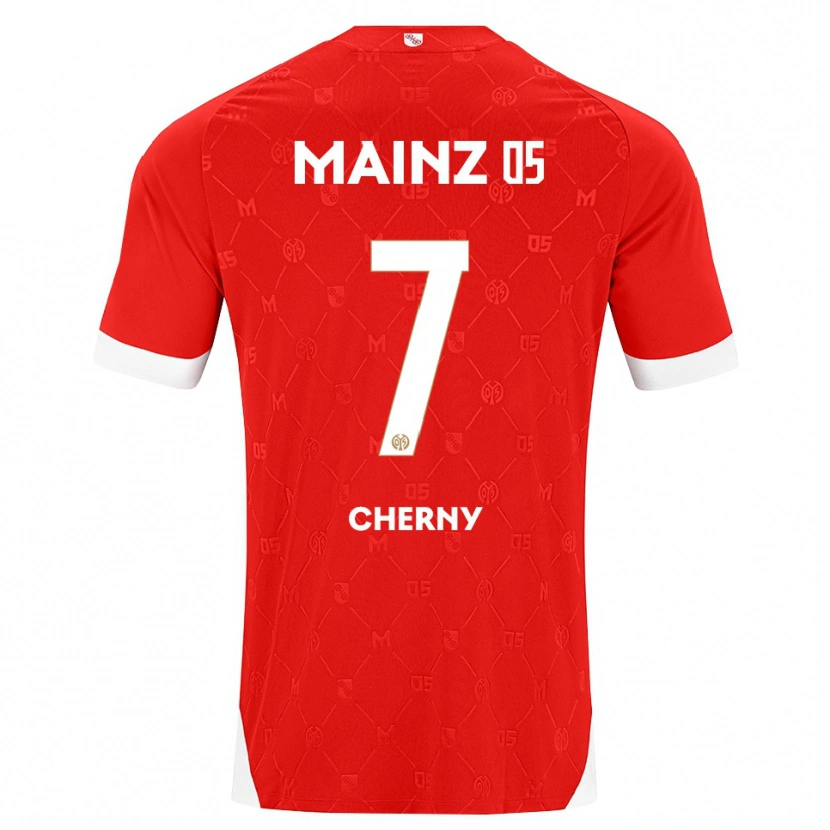 Danxen Heren Nick Cherny #7 Rood Wit Thuisshirt Thuistenue 2026/27 T-Shirt België