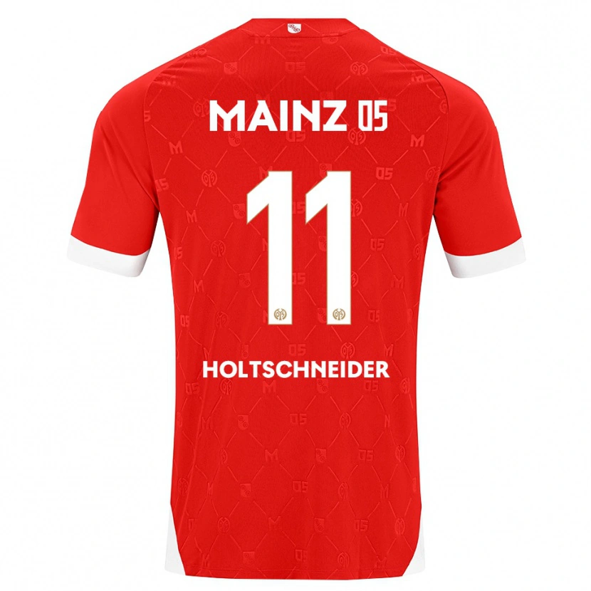 Danxen Heren Hannah Holtschneider #11 Rood Wit Thuisshirt Thuistenue 2026/27 T-Shirt België