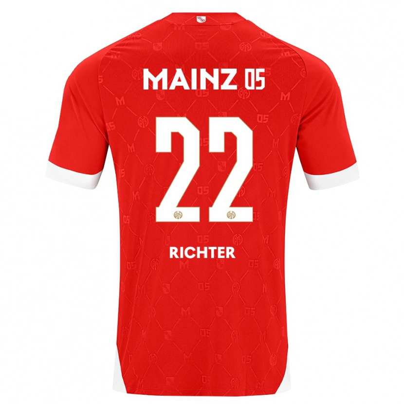 Danxen Heren Marco Richter #22 Rood Wit Thuisshirt Thuistenue 2026/27 T-Shirt België