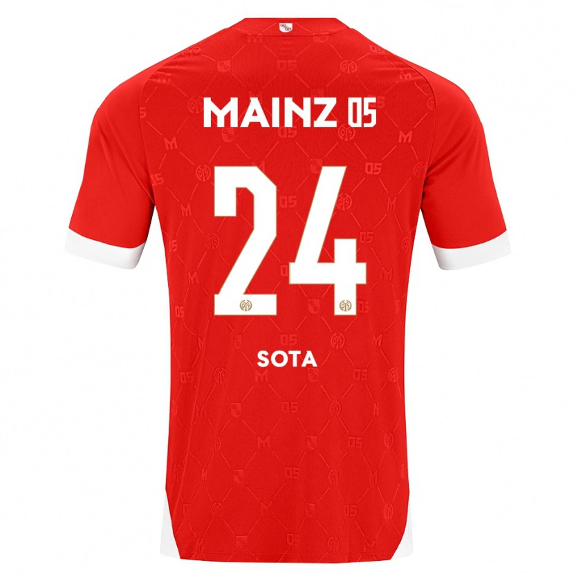 Danxen Heren Sota Kawasaki #24 Rood Wit Thuisshirt Thuistenue 2026/27 T-Shirt België