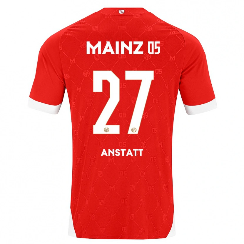 Danxen Heren Nadine Anstatt #27 Rood Wit Thuisshirt Thuistenue 2026/27 T-Shirt België