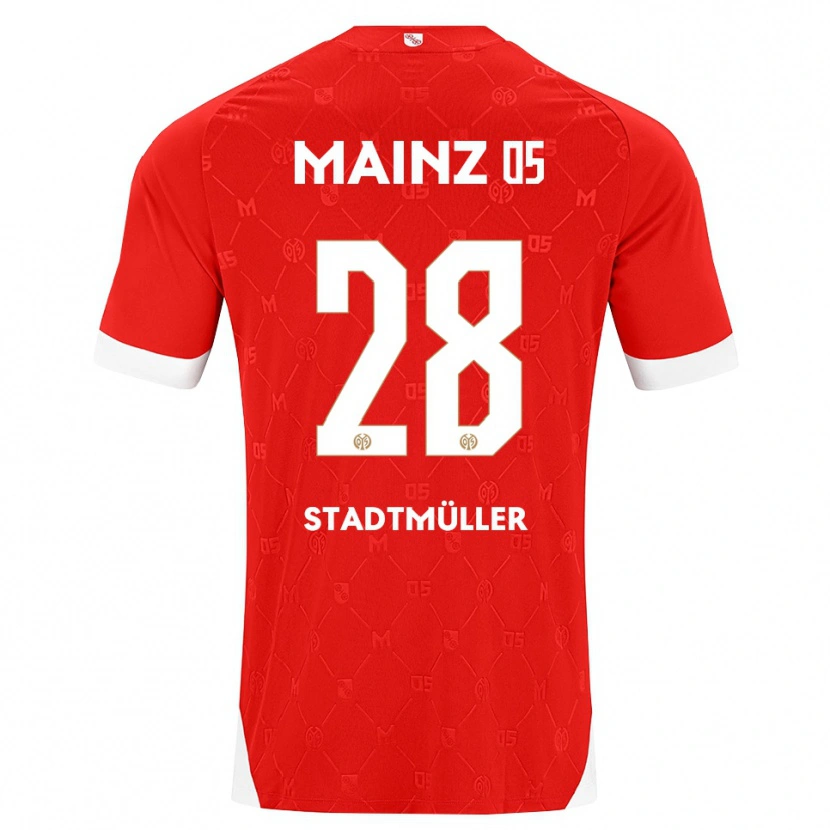 Danxen Heren Elias Stadtmüller #28 Rood Wit Thuisshirt Thuistenue 2026/27 T-Shirt België