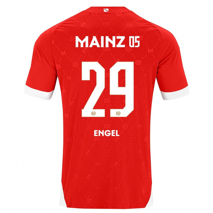 Danxen Heren Fritz Engel #29 Rood Wit Thuisshirt Thuistenue 2026/27 T-Shirt België