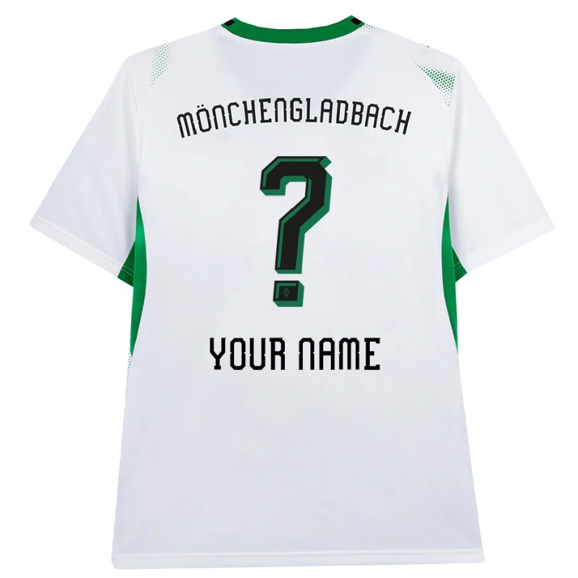 Danxen Heren Uw Naam #0 Wit Zwart Groen Thuisshirt Thuistenue 2026/27 T-Shirt België