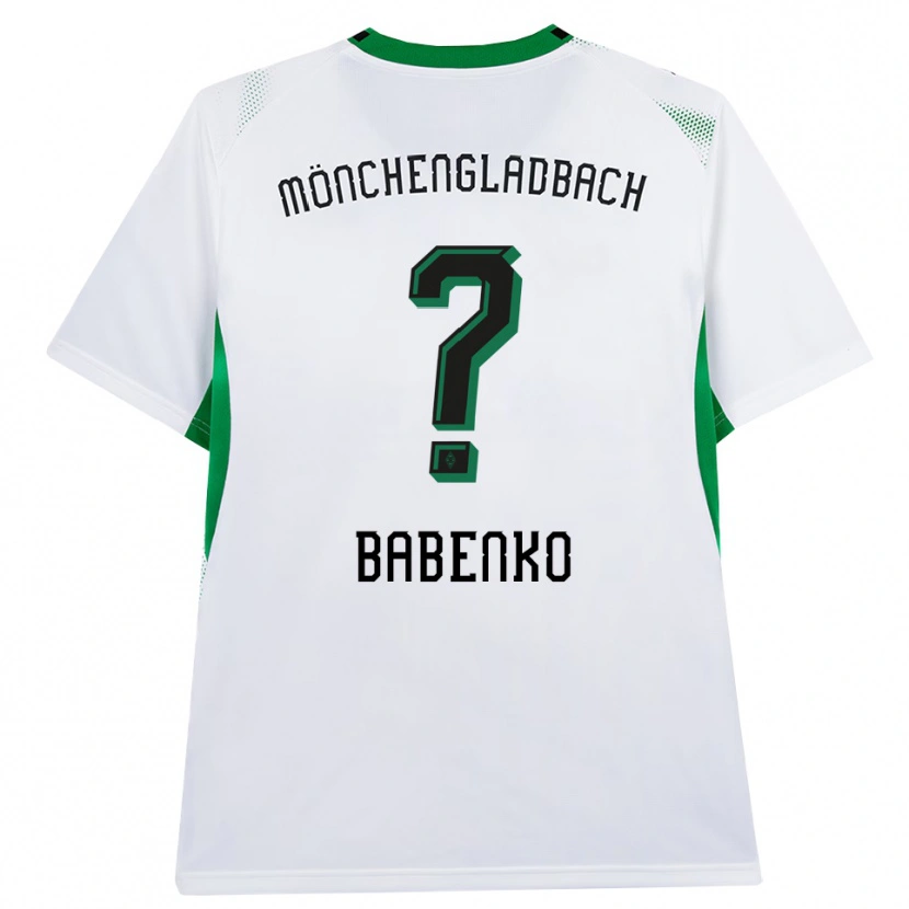 Danxen Heren Artur Babenko #0 Wit Zwart Groen Thuisshirt Thuistenue 2026/27 T-Shirt België
