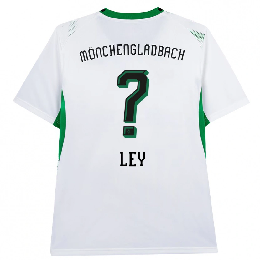 Danxen Heren Marlon Ley #0 Wit Zwart Groen Thuisshirt Thuistenue 2026/27 T-Shirt België