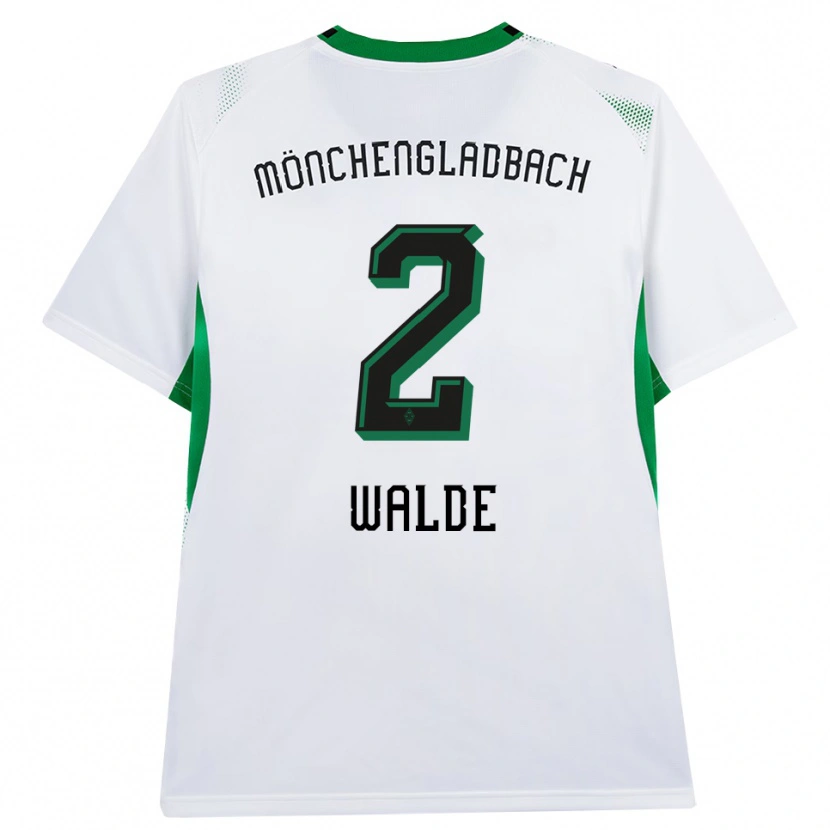 Danxen Heren Simon Walde #2 Wit Zwart Groen Thuisshirt Thuistenue 2026/27 T-Shirt België