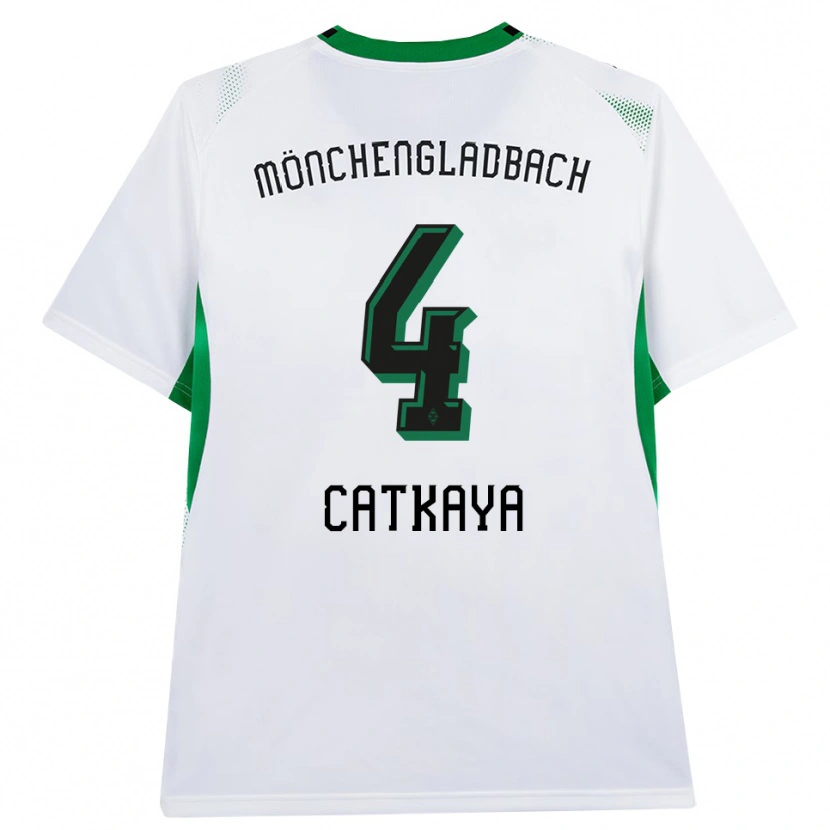 Danxen Heren Talha Catkaya #4 Wit Zwart Groen Thuisshirt Thuistenue 2026/27 T-Shirt België