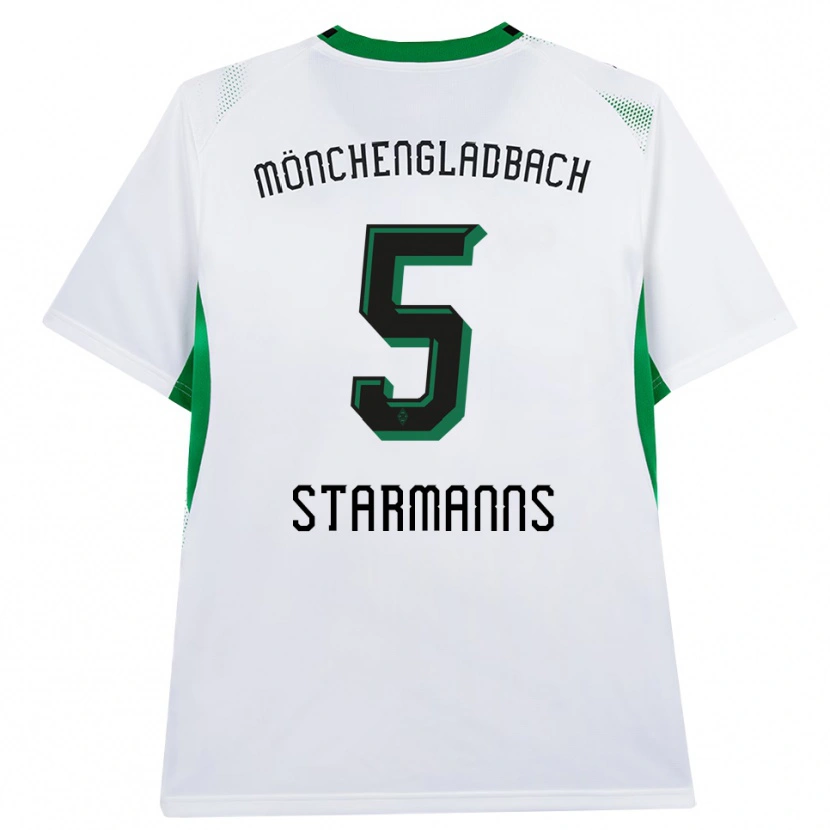Danxen Heren Sandra Starmanns #5 Wit Zwart Groen Thuisshirt Thuistenue 2026/27 T-Shirt België