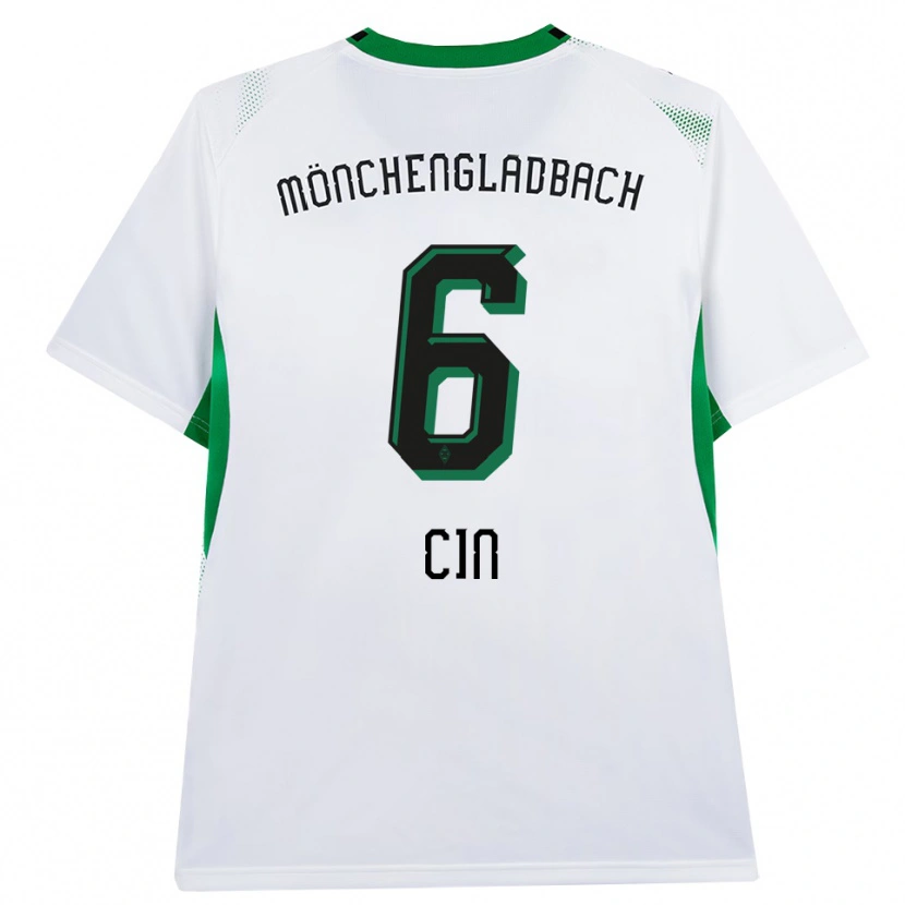 Danxen Heren Miray Cin #6 Wit Zwart Groen Thuisshirt Thuistenue 2026/27 T-Shirt België