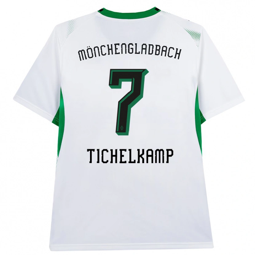 Danxen Heren Emily Tichelkamp #7 Wit Zwart Groen Thuisshirt Thuistenue 2026/27 T-Shirt België