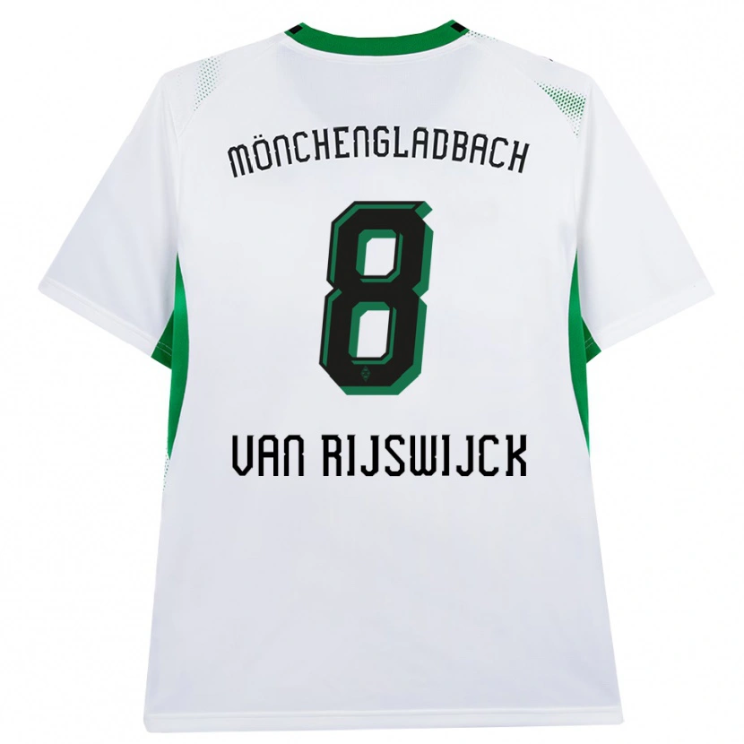 Danxen Heren Britt Van Rijswijck #8 Wit Zwart Groen Thuisshirt Thuistenue 2026/27 T-Shirt België