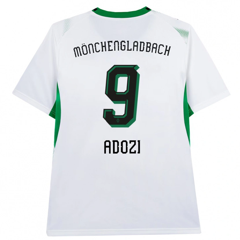 Danxen Heren Justin Adozi #9 Wit Zwart Groen Thuisshirt Thuistenue 2026/27 T-Shirt België