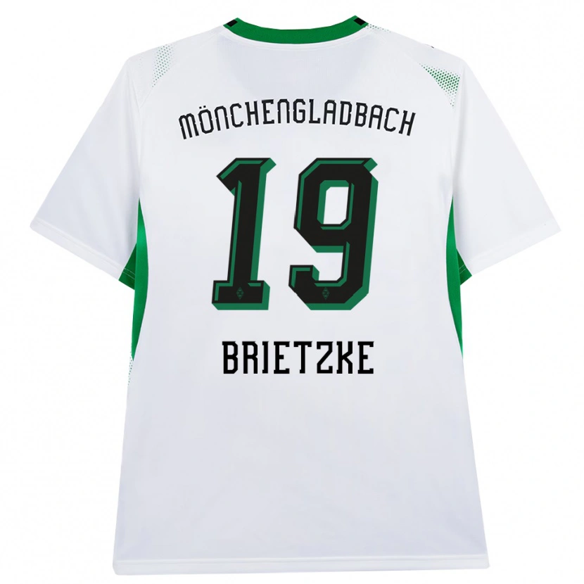 Danxen Heren Yvonne Brietzke #19 Wit Zwart Groen Thuisshirt Thuistenue 2026/27 T-Shirt België