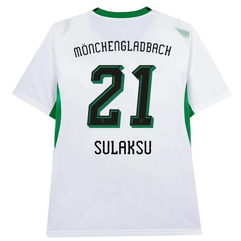 Danxen Heren Ozan Sulaksu #21 Wit Zwart Groen Thuisshirt Thuistenue 2026/27 T-Shirt België