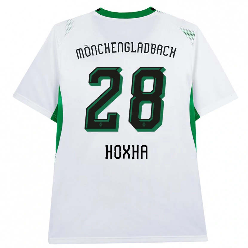 Danxen Heren Flavjo Hoxha #28 Wit Zwart Groen Thuisshirt Thuistenue 2026/27 T-Shirt België