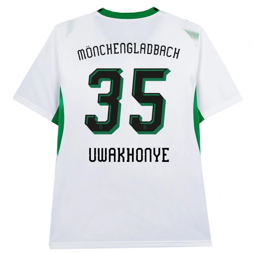 Danxen Heren Josiah Uwakhonye #35 Wit Zwart Groen Thuisshirt Thuistenue 2026/27 T-Shirt België