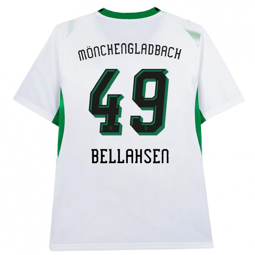 Danxen Heren Joseph Bellahsen #49 Wit Zwart Groen Thuisshirt Thuistenue 2026/27 T-Shirt België