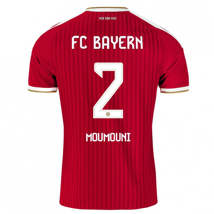 Danxen Heren Rayan Moumouni #2 Rood Wit Blauw Thuisshirt Thuistenue 2026/27 T-Shirt België