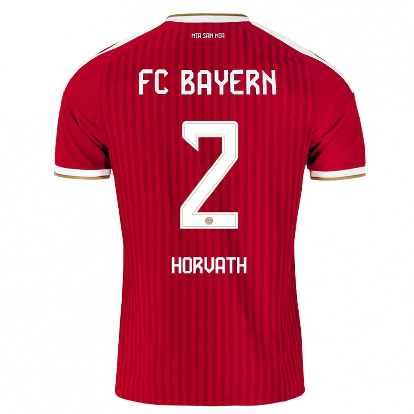 Danxen Heren Jakob Horvath #2 Rood Wit Blauw Thuisshirt Thuistenue 2026/27 T-Shirt België