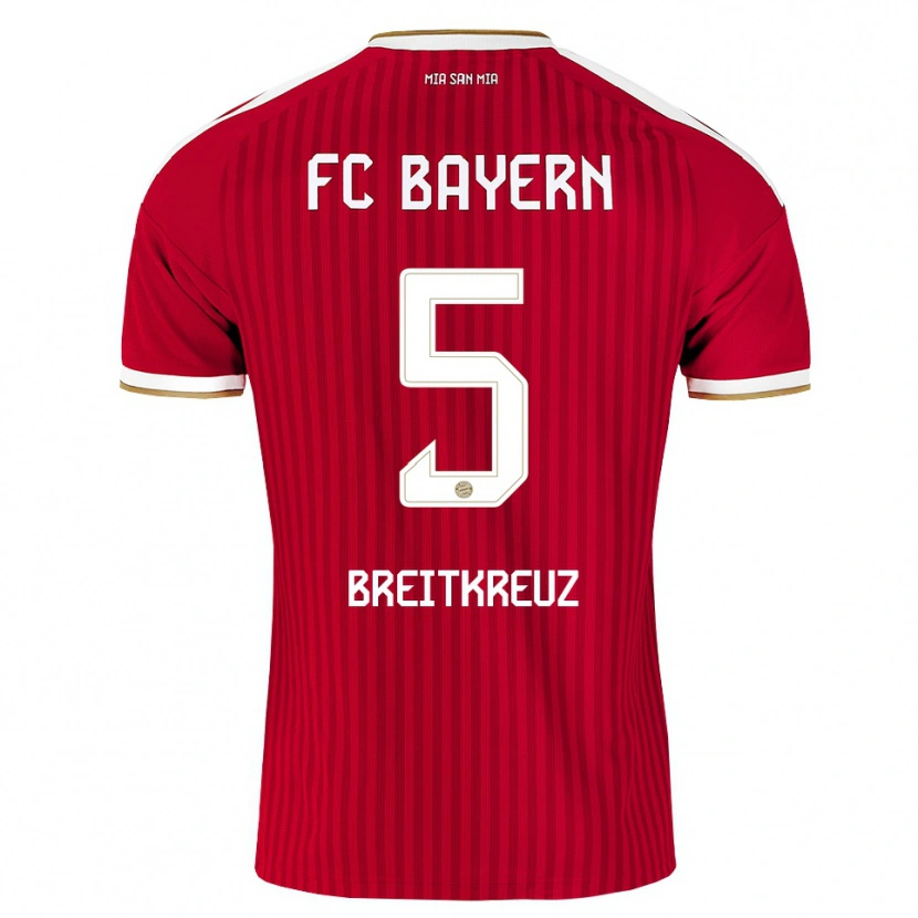 Danxen Heren Steve Breitkreuz #5 Rood Wit Blauw Thuisshirt Thuistenue 2026/27 T-Shirt België