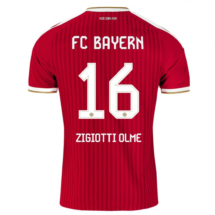 Danxen Heren Julia Zigiotti Olme #16 Rood Wit Blauw Thuisshirt Thuistenue 2026/27 T-Shirt België