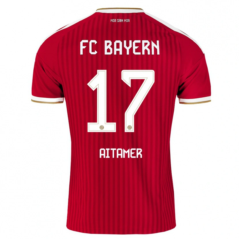 Danxen Heren Younes Aitamer #17 Rood Wit Blauw Thuisshirt Thuistenue 2026/27 T-Shirt België