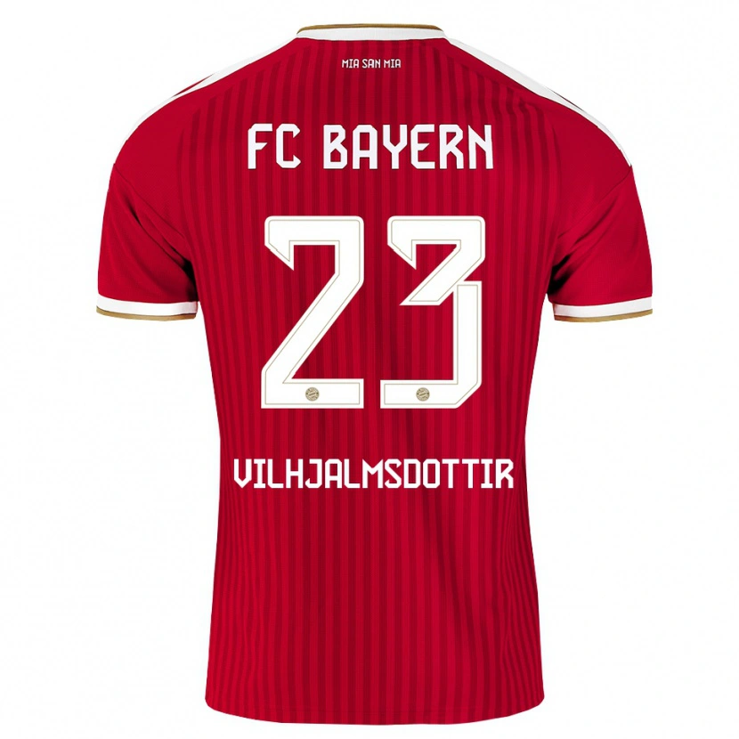 Danxen Heren Karolina Lea Vilhjalmsdottir #23 Rood Wit Blauw Thuisshirt Thuistenue 2026/27 T-Shirt België